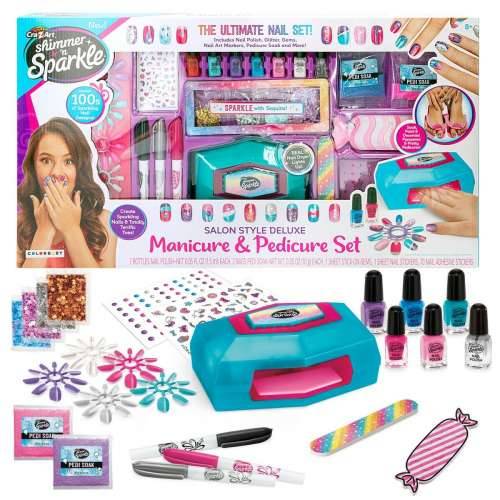 Set za Manikuru Cra-Z-Art Shimmer ‘n Sparkle Style Deluxe 14 x 6 x 10 cm 4 kom. Children’s Cijena