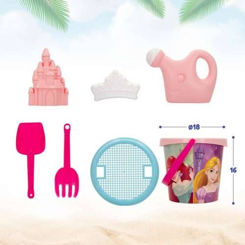 Set igračaka za plažu Disney Princess polipropilen 18 x 16 x 18 cm Ø 18 cm (12 kom.) Cijena