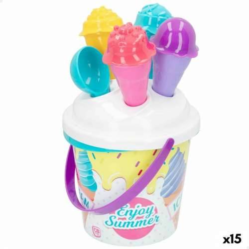 Set igračaka za plažu Colorbaby Ø 18 cm 11 Dijelovi Sladoled polipropilen (15 kom.) Cijena