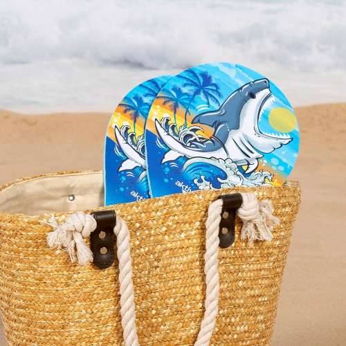 Reketi za Plažu s Lopticom Aktive Morski Pas 19,5 x 38 cm (24 kom.) Cijena