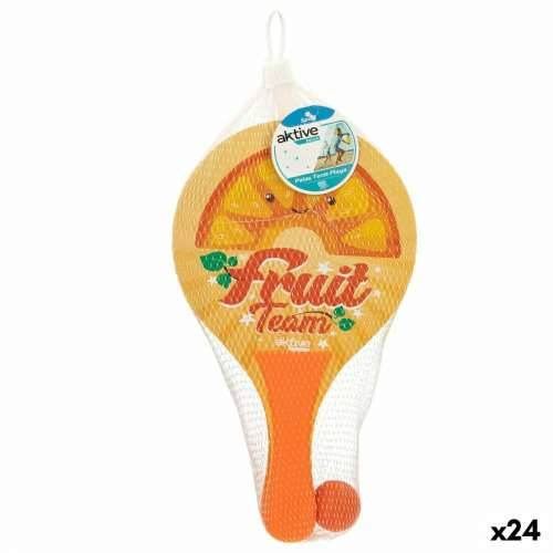Reketi za Plažu s Lopticom Aktive Summer Fruits Drvo 18,5 x 31,5 cm (24 kom.) Cijena