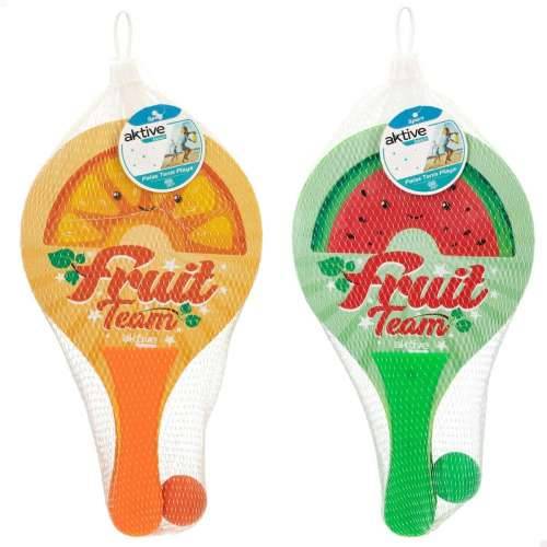 Reketi za Plažu s Lopticom Aktive Summer Fruits Drvo 18,5 x 31,5 cm (24 kom.) Cijena