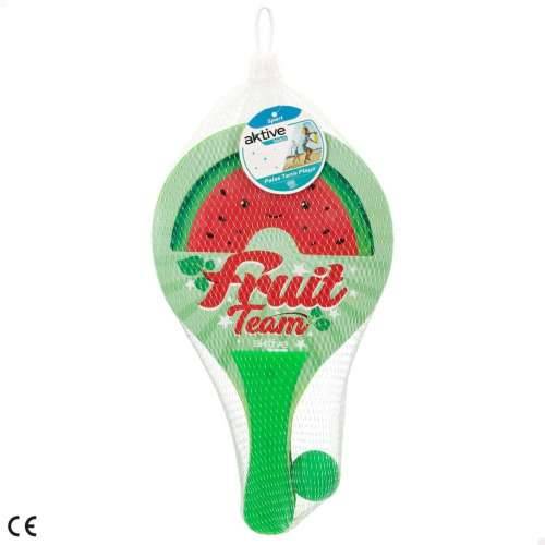 Reketi za Plažu s Lopticom Aktive Summer Fruits Drvo 18,5 x 31,5 cm (24 kom.) Cijena