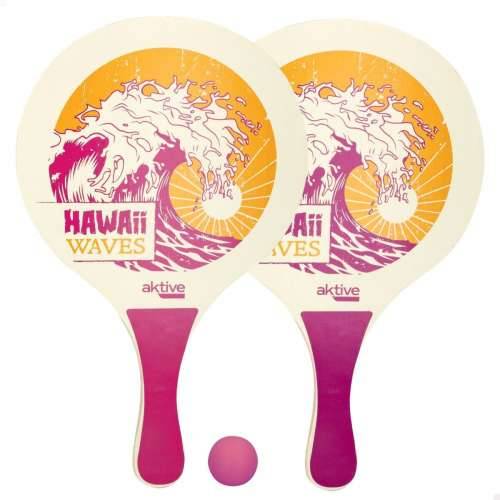 Reketi za Plažu s Lopticom Aktive Hawai Drvo 23,5 x 38 x 0,8 cm (12 kom.) Cijena