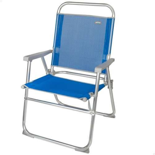 Stolica za za plažu Aktive Gomera Plava 48 x 88 x 50 cm Aluminij Sklopiv (4 kom.) Cijena
