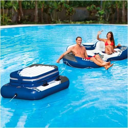 Plutajući Rashlađivač na Napuhavanje Intex Mega Chill II 122 x 97 x 122 cm (3 kom.) Cijena