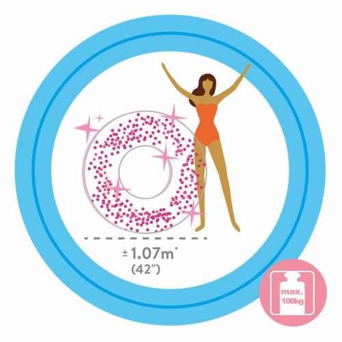 Kolut na Napuhavanje Krafna Intex Providan Šljokice Ø 119 cm (6 kom.) Cijena
