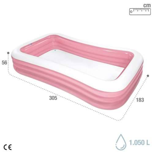 Dječiji bazen na napuhavanje Intex 1050 L 305 x 56 x 183 cm Roza (2 kom.) Cijena
