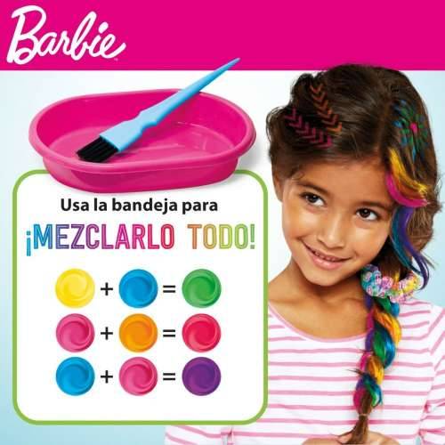 Frizerski Set Barbie Rainbow Tie 15,5 x 10,5 x 2,5 cm Kosa s Pramenovima Pisana Cijena