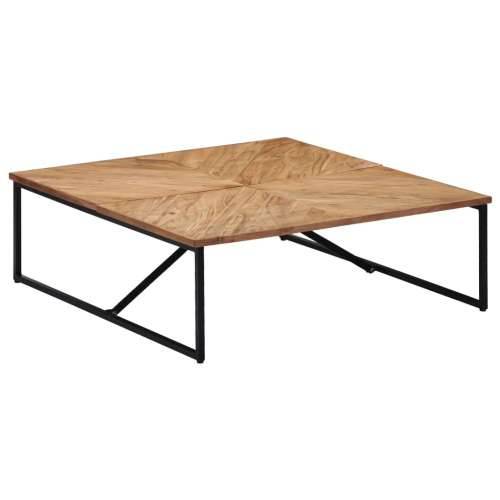 Stolić za kavu od masivnog bagremovog drva 110 x 110 x 36 cm - Smeđa 1 Cijena