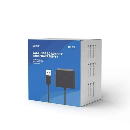 USB kabel SATA III Savio AK-39 Crna 50 cm Cijena