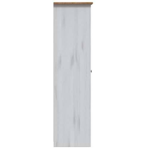 Ormar od borovine s 3 vrata bijeli 118 x 50 x 171,5 cm Panama Cijena
