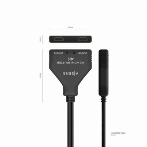 Adapter struje Aisens A123-0654 HDMI HDCP HDMI x 2 Cijena