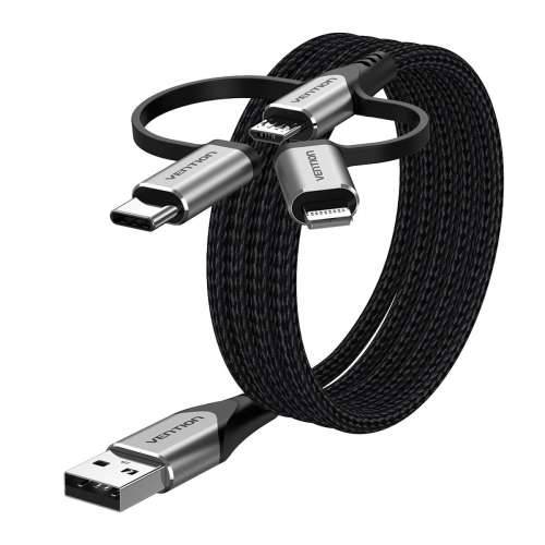 USB kabel Vention CQJHF 1 m Siva Cijena