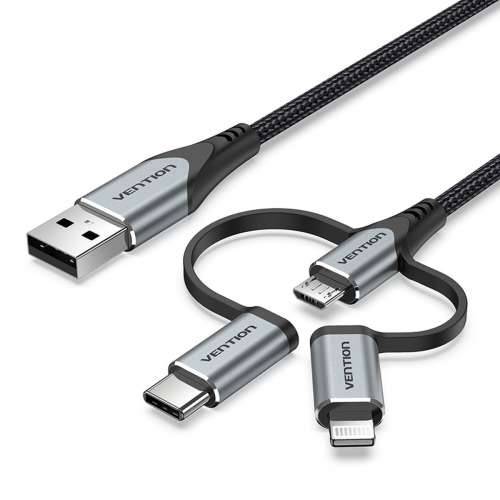 USB kabel Vention CQJHF 1 m Siva Cijena