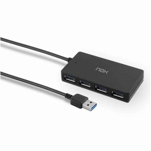 Hub USB Nox-Xtreme NXLITEHUBONE USB x 4 Crna Cijena