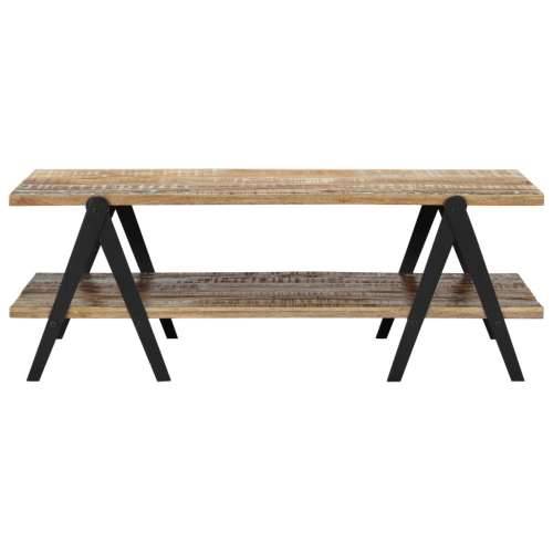 Stolić za kavu od masivnog obnovljenog drva 115 x 60 x 40 cm - Šareni 1 Cijena
