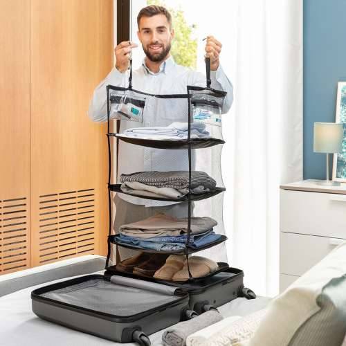 Sklopiva Prijenosna Polica za Organiziranje Prtljage Sleekbag InnovaGoods Cijena