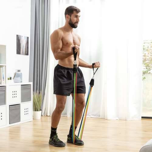 Set traka otpora s dodacima i vodičem za vježbu Rebainer InnovaGoods 5 kom. Cijena