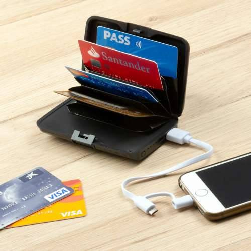 Etui za Kartice s RFID Blokatorom i Prijenosnim Punjačem Sbanket InnovaGoods Cijena