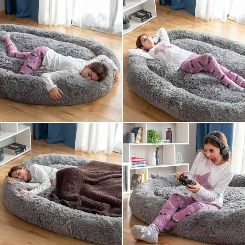 Pseći Krevet za Ljude | Human Dog Bed XXL InnovaGoods Grey Cijena