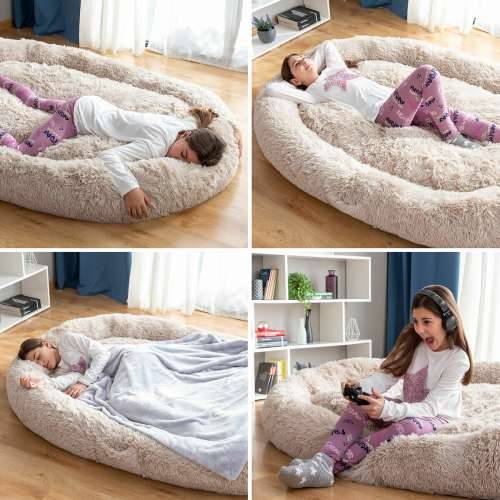 Pseći Krevet za Ljude | Human Dog Bed XXL InnovaGoods Beige Cijena
