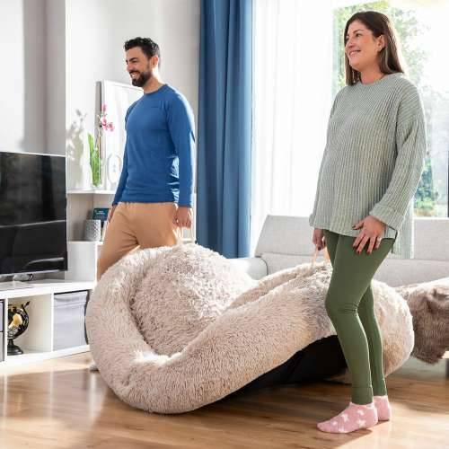 Pseći Krevet za Ljude | Human Dog Bed XXL InnovaGoods Beige Cijena
