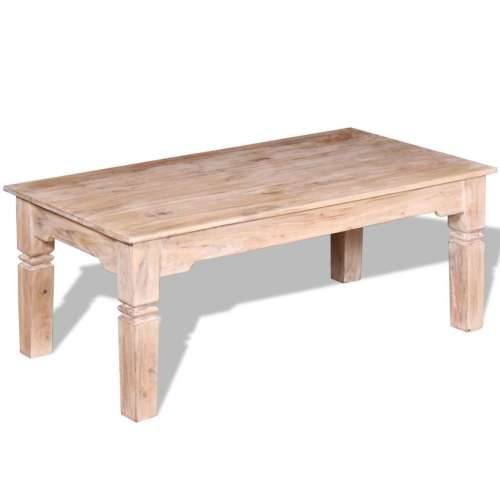 Stolić za kavu od bagremovog drva 110 x 60 x 45 cm - Smeđa 1 110 cm Cijena