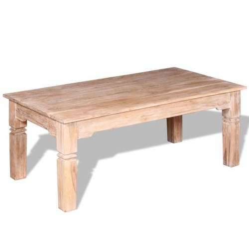 Stolić za kavu od bagremovog drva 110 x 60 x 45 cm - Smeđa 1 110 cm Cijena