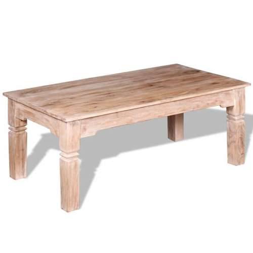 Stolić za kavu od bagremovog drva 110 x 60 x 45 cm - Smeđa 1 110 cm Cijena