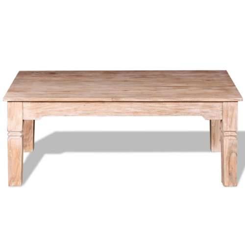 Stolić za kavu od bagremovog drva 110 x 60 x 45 cm - Smeđa 1 110 cm Cijena