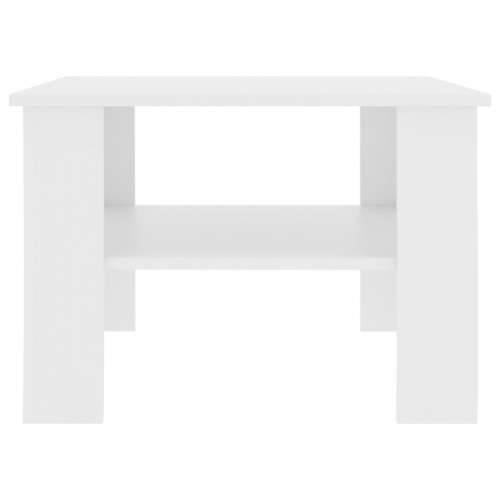 Stolić za kavu bijeli 60 x 60 x 42 cm od iverice Cijena
