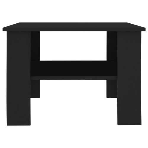 Stolić za kavu crni 60 x 60 x 42 cm od iverice Cijena