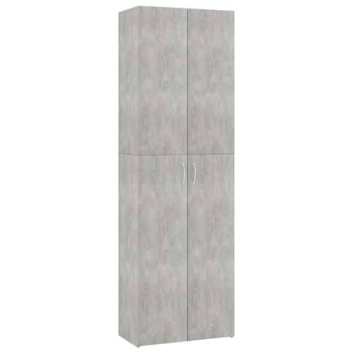 Uredski ormar siva boja betona 60 x 32 x 190 cm od iverice Cijena