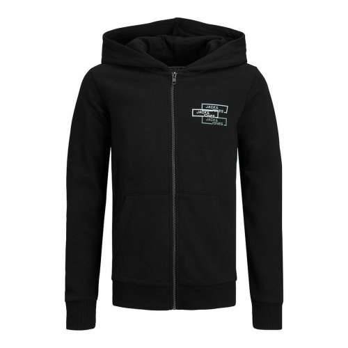 Unisex Majica s Kapuljačom Jack & Jones JCOSPACE LOGO SWEAT 12221210 Crna Cijena