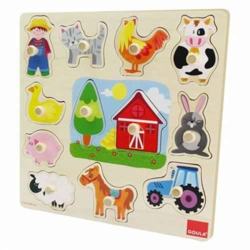 Drvene Dječje Puzzle Goula 53025 (12 pcs) Cijena