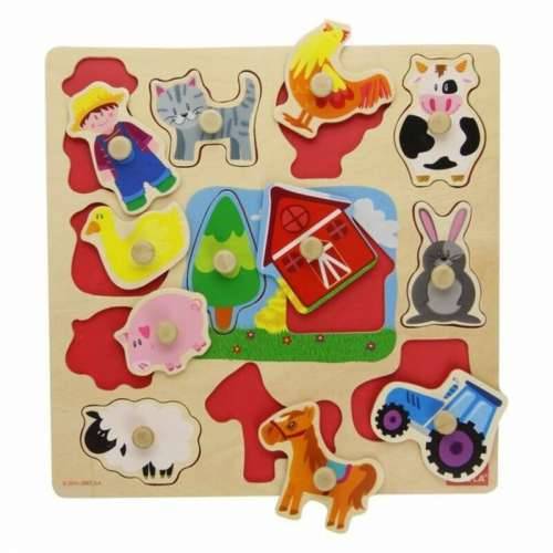 Drvene Dječje Puzzle Goula 53025 (12 pcs) Cijena