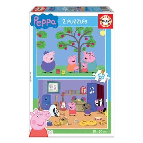 Dječje Puzzle Educa Peppa Pig (2 x 48 pcs) Cijena