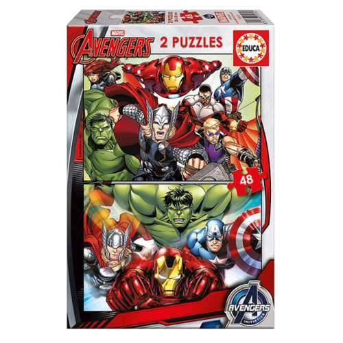 Dječje Puzzle Marvel Avengers Educa (2 x 48 pcs) Cijena