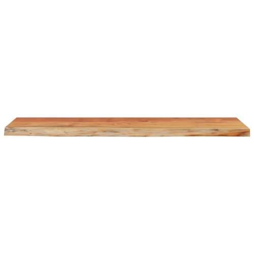Zidna polica 120x30x2,5 cm pravokutna bagremovo drvo živi rub - Prirodna 120 x 30 x 2.5 cm 1 Masivno bagremovo drvo Cijena
