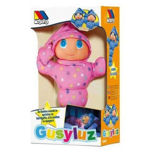 Plišane igračke Gusy Luz Moltó 385 Plava Roza Zelena Pisana PVC (33 cm) Cijena