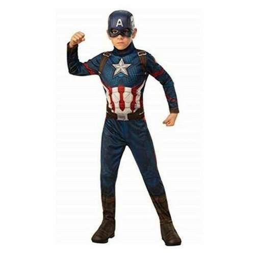 Svečana odjeća za djecu Captain America Avengers Rubies 700647_L Plava Bijela Crvena Srebrna Srebro L Cijena