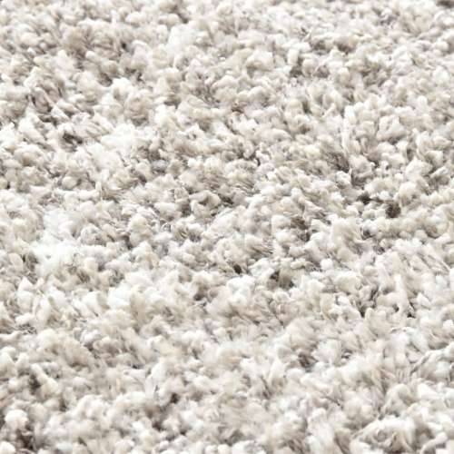 Čupavi berberski tepih PP boja pijeska i bež 120 x 170 cm Cijena