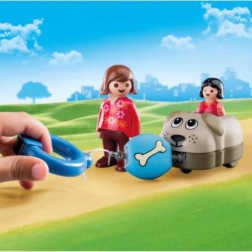 Playset Playmobil 1.2.3 Pas djeca 70406 (6 pcs) Cijena
