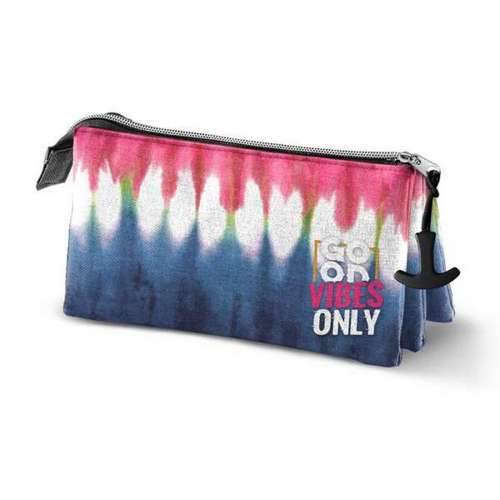 Trostruka pernica Karactermania Eco Omp! Good Vibes Only Tie Dye Denim (23 x 11 x 10 cm) Cijena