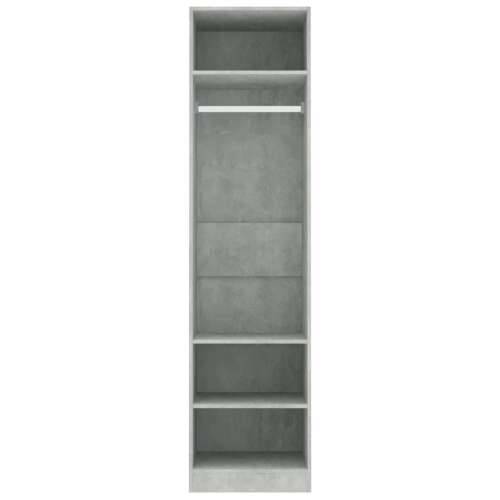 Ormar siva boja betona 50 x 50 x 200 cm od iverice Cijena