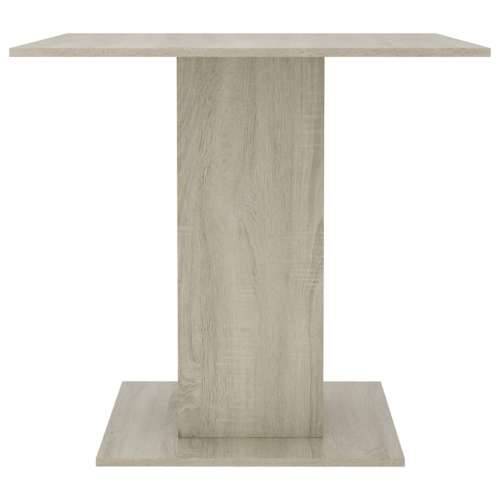Blagovaonski stol boja hrasta sonome 80 x 80 x 75 cm od iverice Cijena