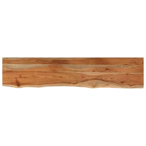 Zidna polica 90x20x2,5 cm pravokutna bagremovo drvo živi rub - Prirodna 90 x 20 x 2.5 cm 1 Masivno bagremovo drvo Cijena