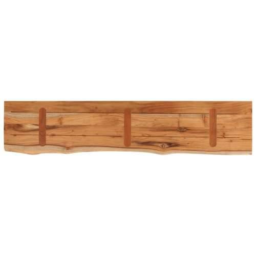 Zidna polica 90x20x2,5 cm pravokutna bagremovo drvo živi rub - Prirodna 90 x 20 x 2.5 cm 1 Masivno bagremovo drvo Cijena