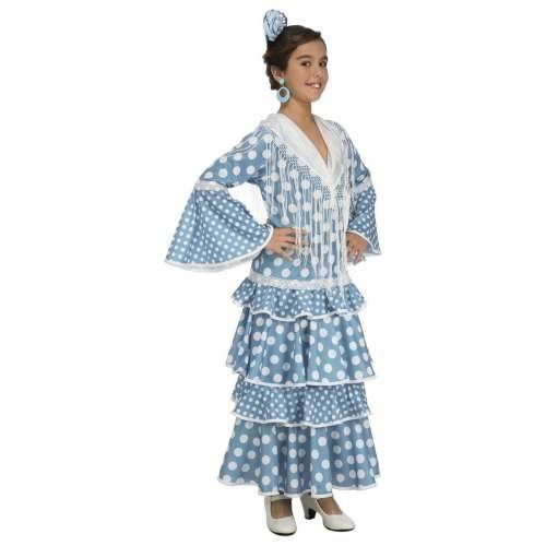 Svečana odjeća za djecu My Other Me Huelva Plesačica Flamenka 7-9 Godine Turkizno Cijena